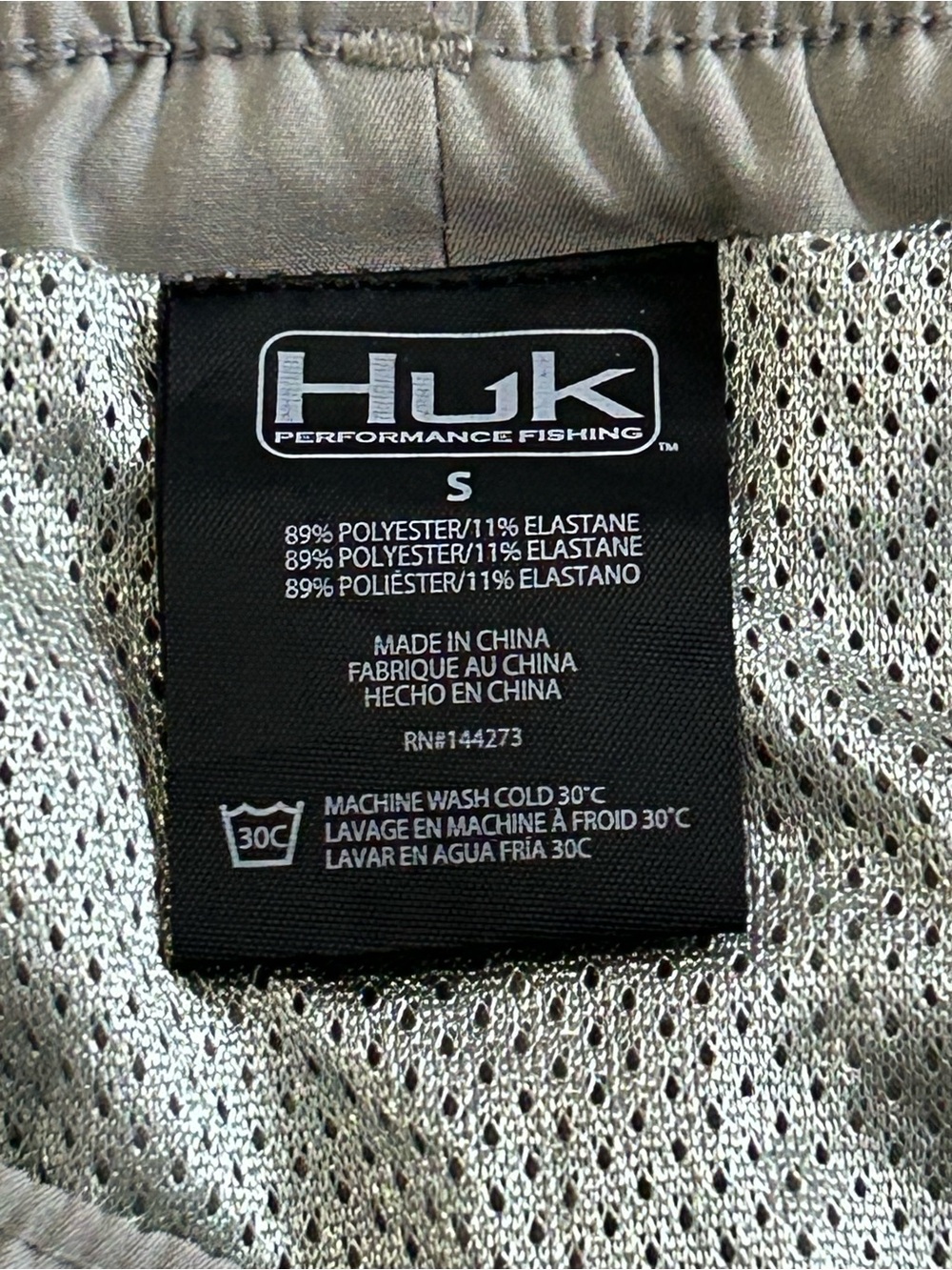 Men’s Huk Pursuit Volley Swim Fish Shorts 5.5” Gray Sz Small NWT - Picture 5 of 6
